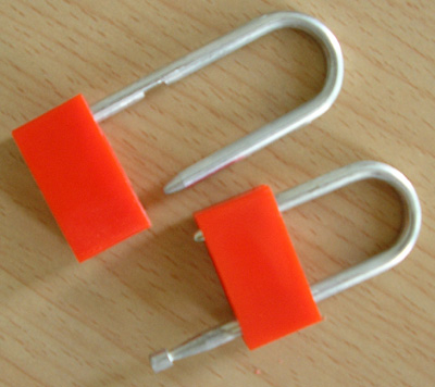 ISO PAS 17712 Red Plastic Security Seals , Truck Seals Security Seals